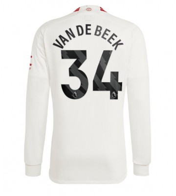 Manchester United Donny van de Beek #34 Koszulka Trzecich 2023-24 Długi Rękaw